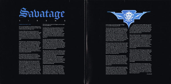 Savatage : Sirens (LP, Album, RE, RM, 180)