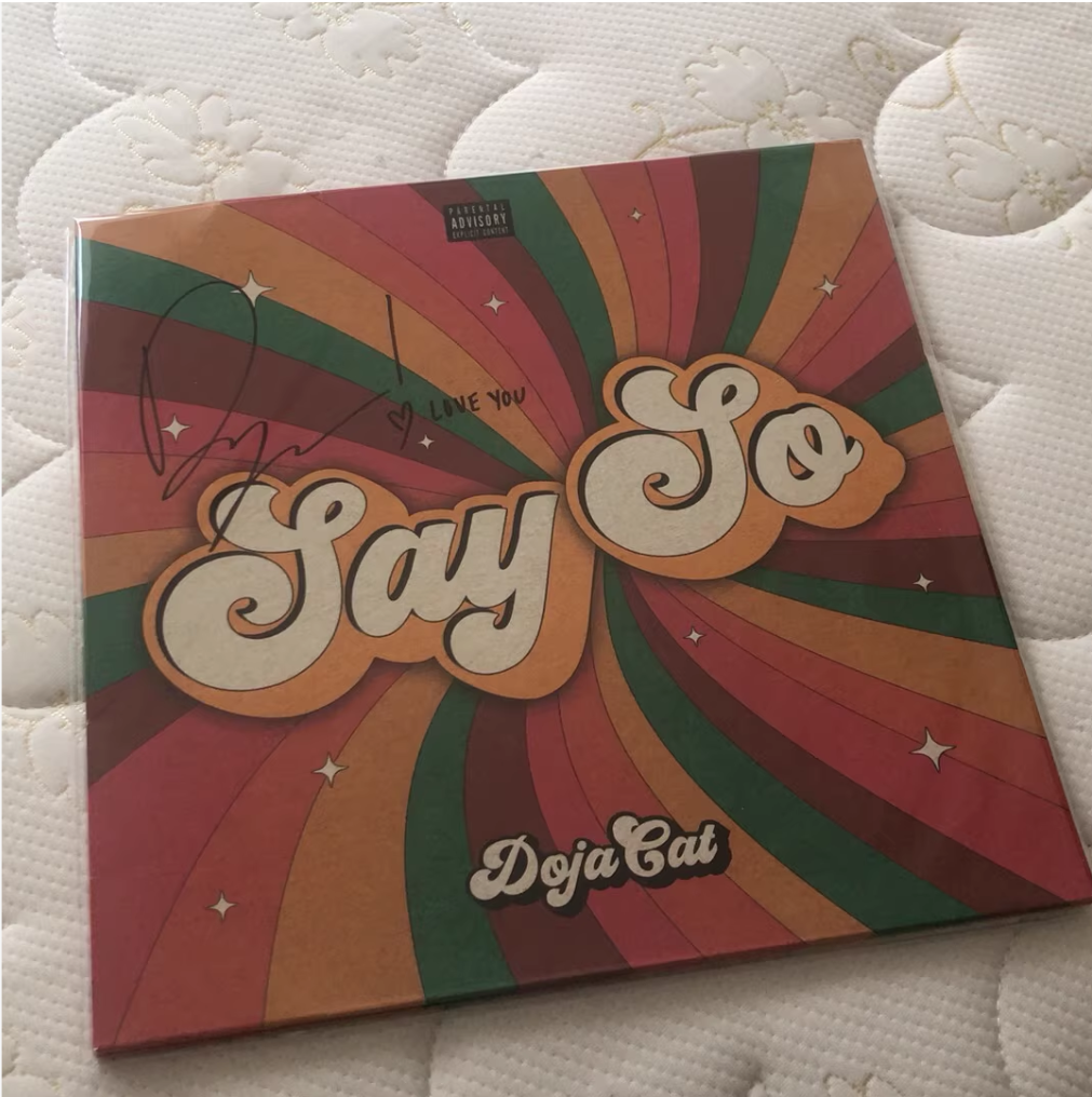 Doja Cat - Say So Remix (Feat. Nicki Minaj) Signed Special Edition 7" Colored Vinyl 簽名特別版 7吋彩色膠