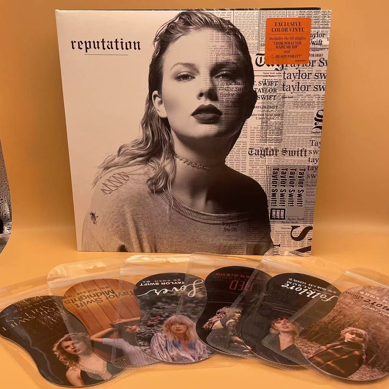 [IN HAND] Taylor Swift - Reputation (2xLP, Album, Ora), US Edition NM/VG+, Includes Original Stickers