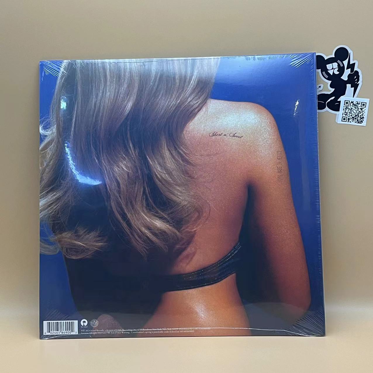 SEALED Signed Sabrina Carpenter - Short N’ Sweet Limited Edition Blue Vinyl