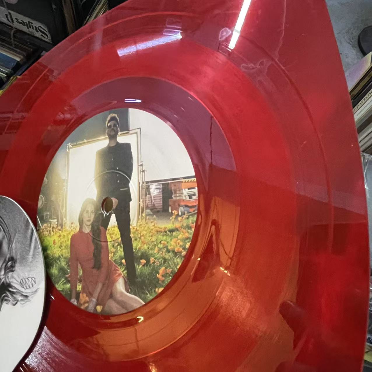 Lana Del Rey - Love / Lust For Life (Polydor, Interscope Records) 7", Shape, Single, Ltd, Red