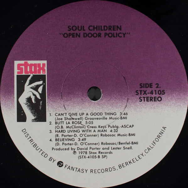 Soul Children : Open Door Policy (LP, Album)