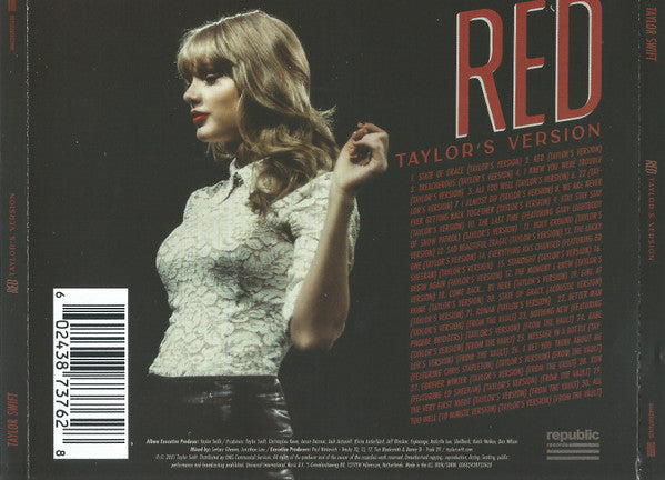 Taylor Swift : Red (Taylor's Version) (2xCD, Album)