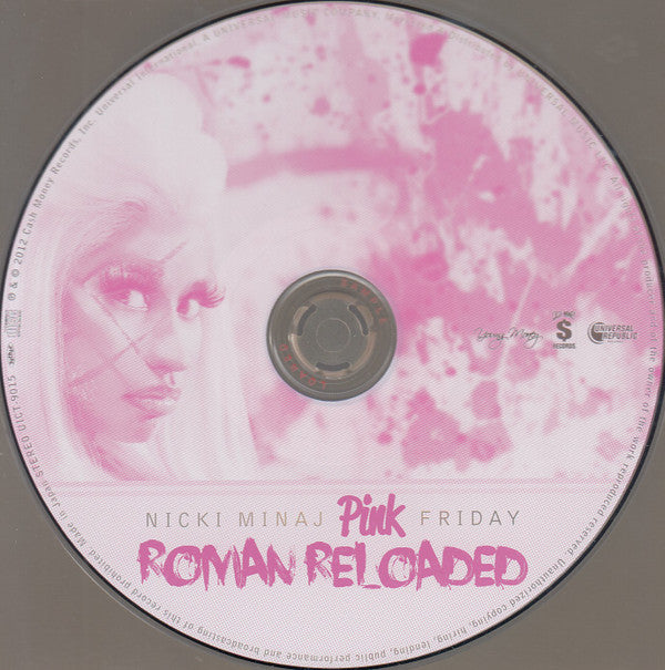 Nicki Minaj : Pink Friday: Roman Reloaded (CD, Album, Promo)