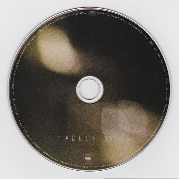 Adele (3) : 30 (CD, Album, Dlx, Dig)