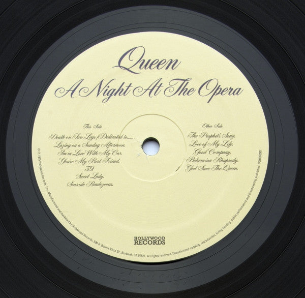 Queen : A Night At The Opera (LP, Album, RE, RM, RP, Gat)