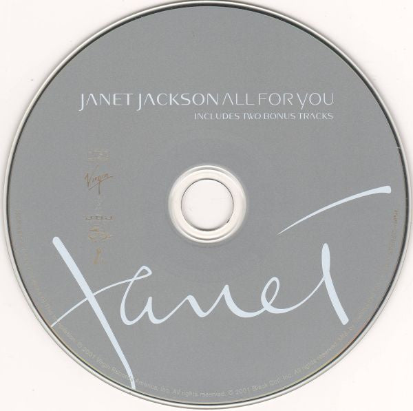 Janet Jackson : All For You (CD, Album + DVD-V, NTSC + Ltd, S/Edition, DVD)