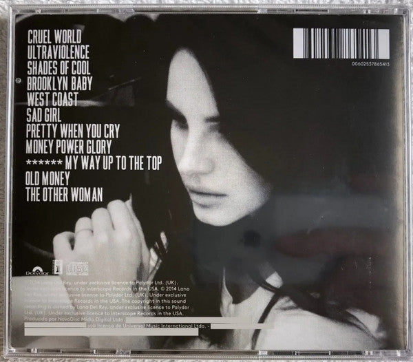 Lana Del Rey : Ultraviolence (CD, Album, RE)