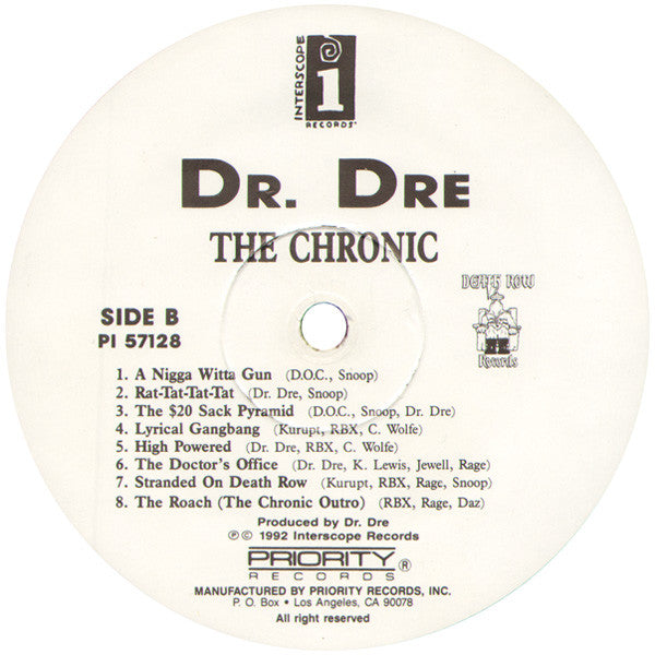 Dr. Dre : The Chronic (LP, Album)