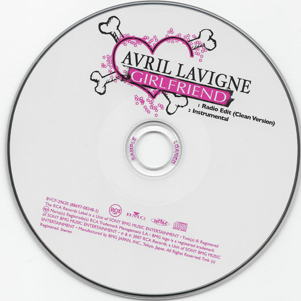 Avril Lavigne : Girlfriend (CD, Single, Promo)