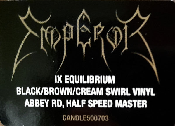 Emperor (2) : IX Equilibrium (LP, Album, RE, RM, Bro)