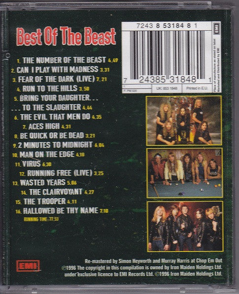 Iron Maiden : Best Of The Beast (MD, Comp)