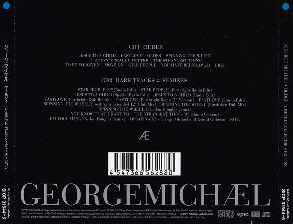 George Michael : Older (2xCD, Album, Ltd, RE, RM, S/Edition, Blu)