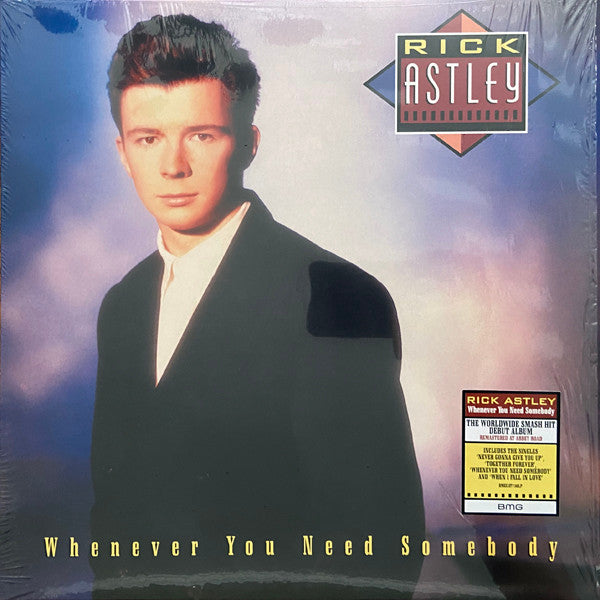 Rick Astley : Whenever You Need Somebody (LP, Album, RE, RM)