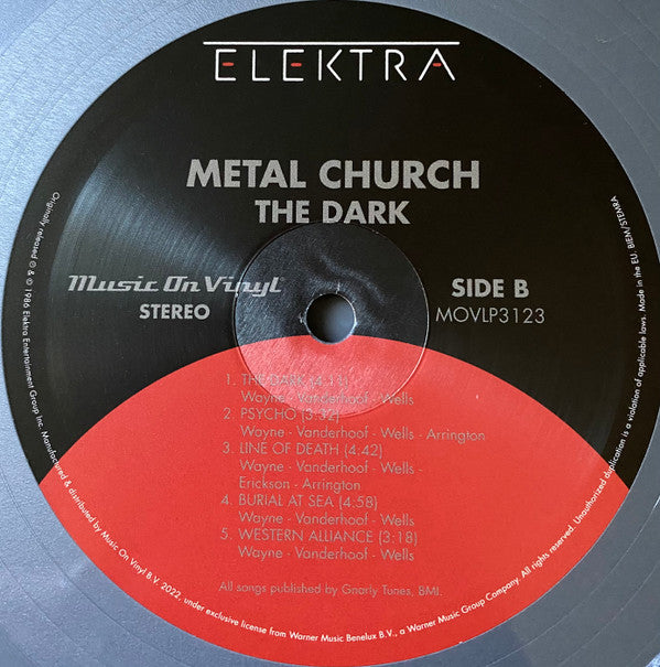 Metal Church : The Dark (LP, Album, Num, Sil)