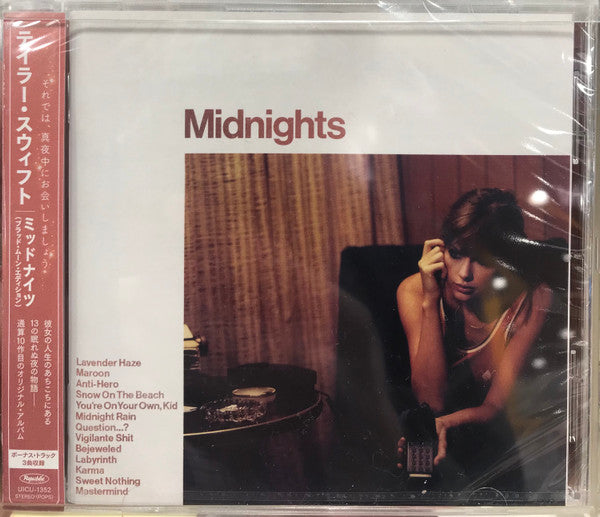 Taylor Swift = Taylor Swift : Midnights = ミッドナイツ (CD, Album, S/Edition, Blo)