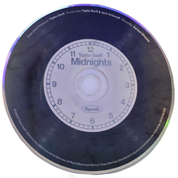 Taylor Swift : Midnights (CD, Album, S/Edition, Jad)