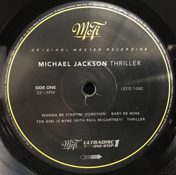 Michael Jackson : Thriller (LP, Album, Ltd, Num, RE, RM, S/Edition, 180)