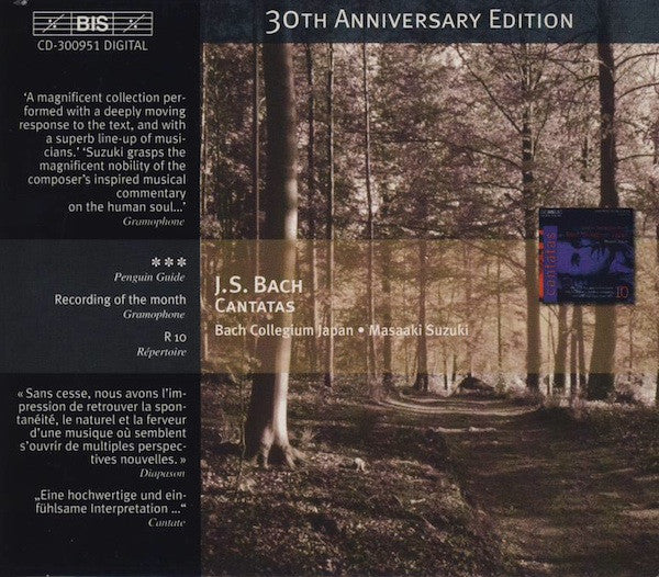 Johann Sebastian Bach, Bach Collegium Japan, Masaaki Suzuki : Cantatas 10 -BWV 105 Herr, Gehe Nicht Ins Gericht - BWV 179 Siehe Zu, Dass Deine Gottesfurcht - BWV 186 Argre Dich, O Seele, Nicht (CD, Album)