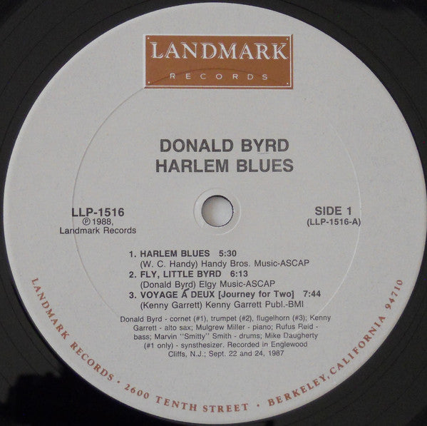 Donald Byrd : Harlem Blues (LP, Album)