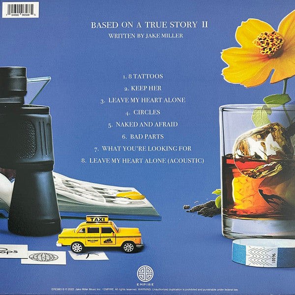 Jake Miller (3) : Based On A True Story II  (12", EP, Ltd, Tra)