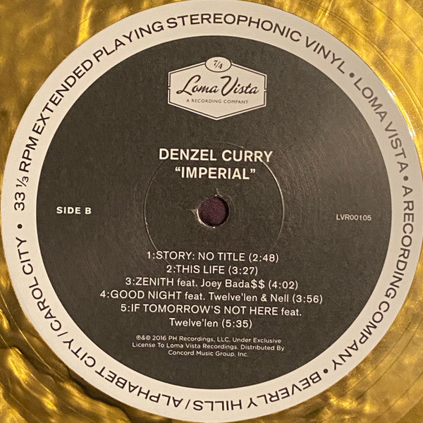 Denzel Curry : Imperial  (LP, Album, Ltd, RE, Gol)