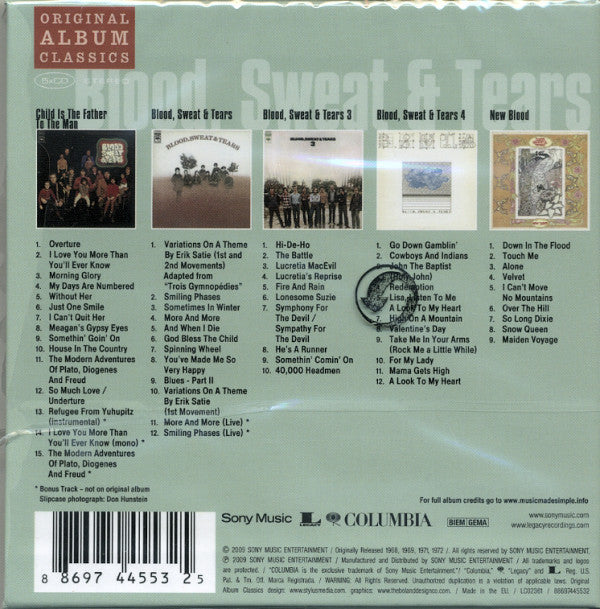 Blood, Sweat And Tears : Original Album Classics (Box, Comp + CD, Album, RE + CD, Album, RE + CD, Al)