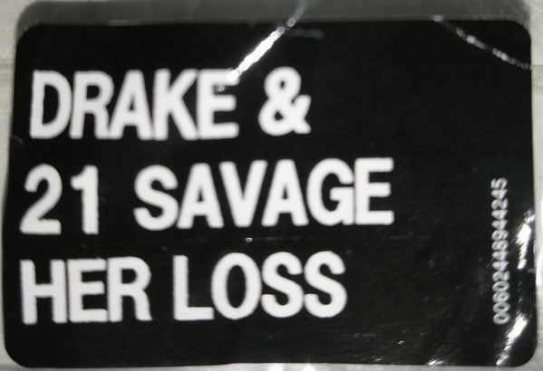 Drake & 21 Savage : Her Loss (CD, Album)