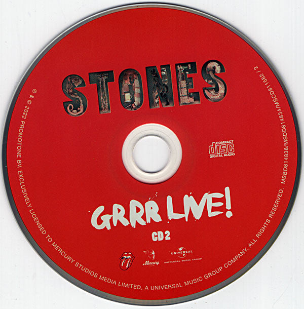 The Rolling Stones : Grrr Live! (2xCD, M/Print)