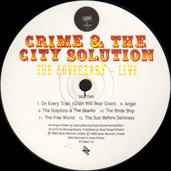 Crime & The City Solution : The Adversary - Live (LP, Album)