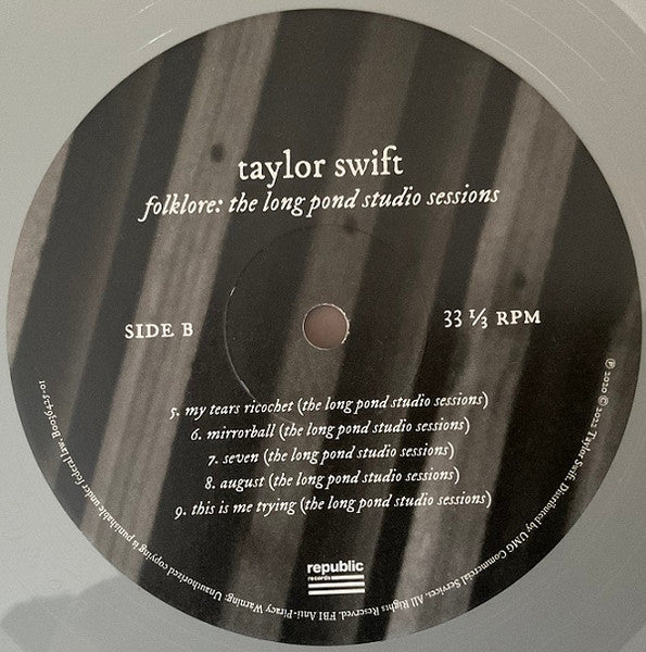 Taylor Swift : Folklore: The Long Pond Studio Sessions (2xLP, Album, RSD, RE, Gre)