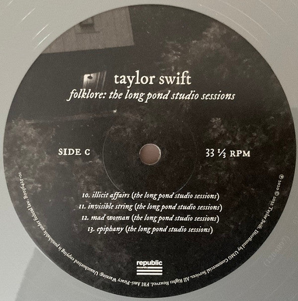 Taylor Swift : Folklore: The Long Pond Studio Sessions (2xLP, Album, RSD, RE, Gre)