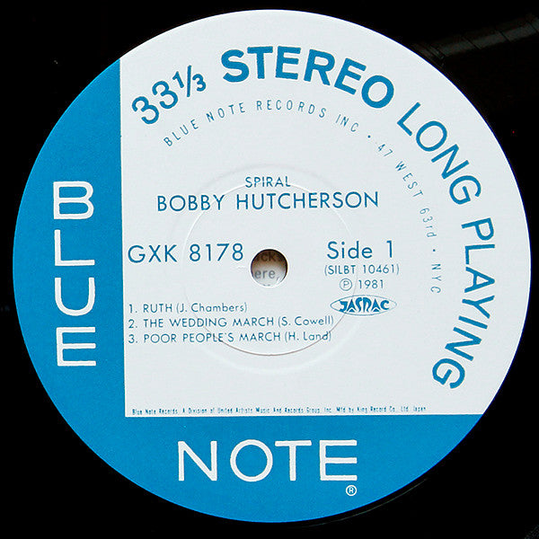 Bobby Hutcherson : Spiral (LP, Album, RE)