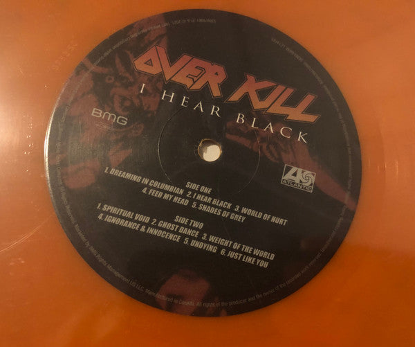 Overkill : I Hear Black (LP, Album, RE, Ora)