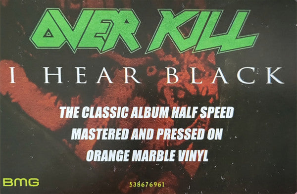 Overkill : I Hear Black (LP, Album, RE, Ora)