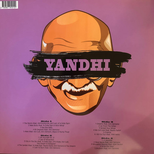 Kanye West : Yandhi (LP, Album, Ltd, Unofficial, Pin)