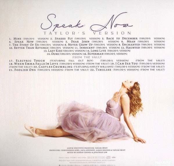 Taylor Swift : Speak Now (Taylor's Version) (2xCD, Album, Dlx, Ltd)