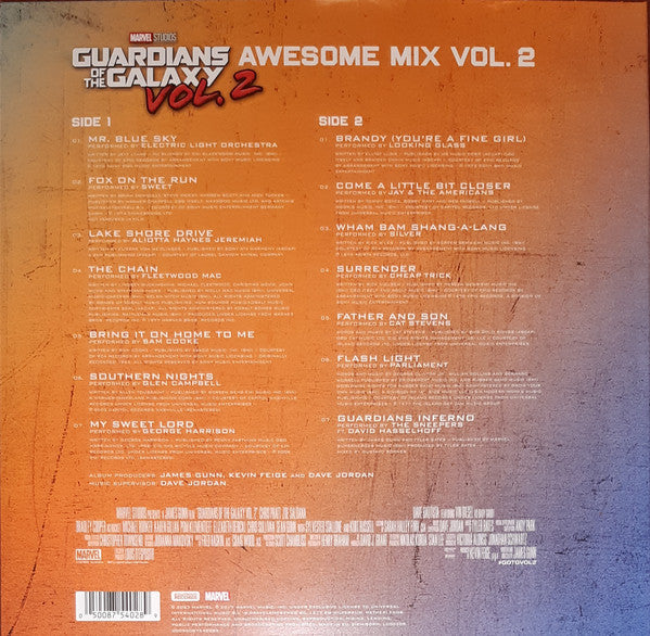 Various : Guardians Of The Galaxy Awesome Mix Vol. 2 (LP, Comp, RE, Ora)