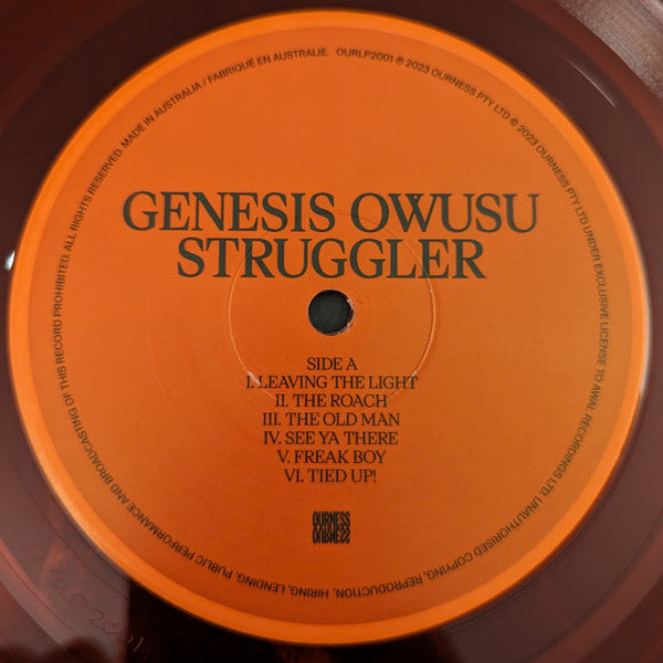 Genesis Owusu : Struggler (LP, Album, Red)