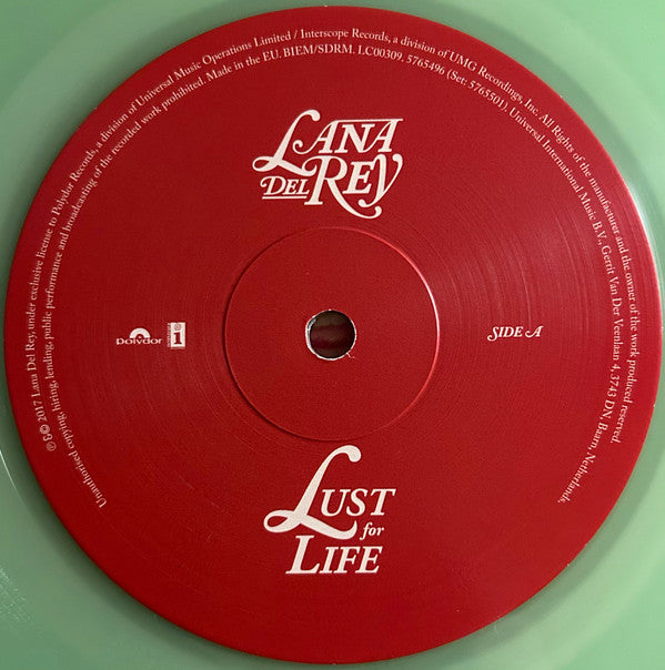 Lana Del Rey : Lust For Life (2xLP, Album, Ltd, RE, RP, Cle)