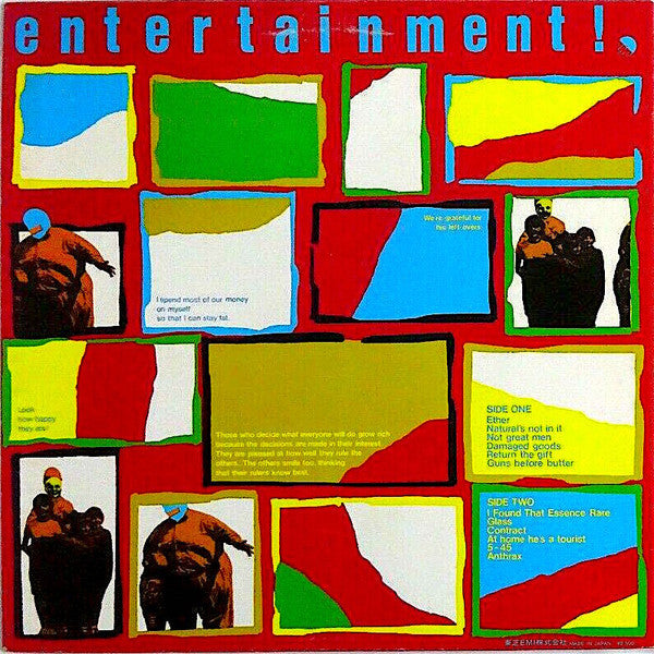 Gang Of Four : Entertainment! (LP, Album)