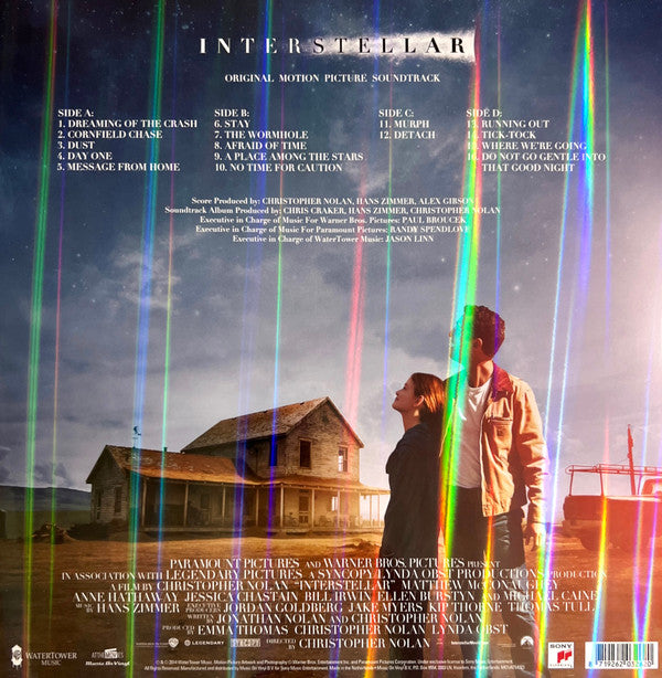 Hans Zimmer : Interstellar (Original Motion Picture Soundtrack) (2xLP, Album, Dlx, Ltd, Num, RE, Pur)