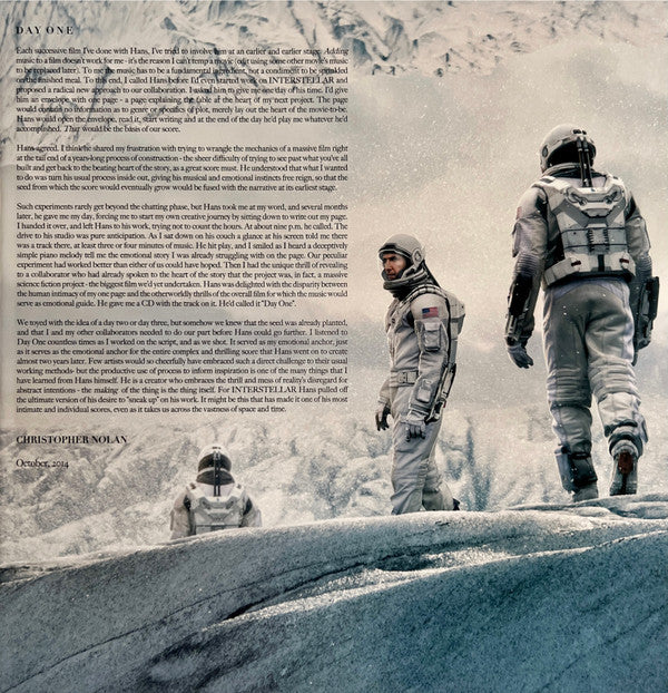 Hans Zimmer : Interstellar (Original Motion Picture Soundtrack) (2xLP, Album, Dlx, Ltd, Num, RE, Pur)