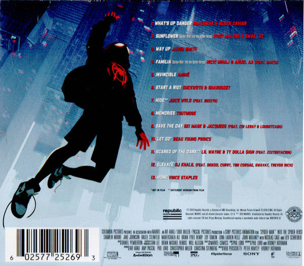 Various : Spider-Man: Into the Spider-Verse (Soundtrack From & Inspired By The Motion Picture) (CD, Comp)