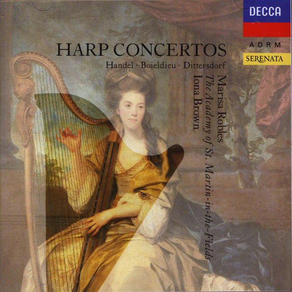 Marisa Robles, The Academy Of St. Martin-in-the-Fields, Iona Brown : Harp Concertos (CD, Album, RM)