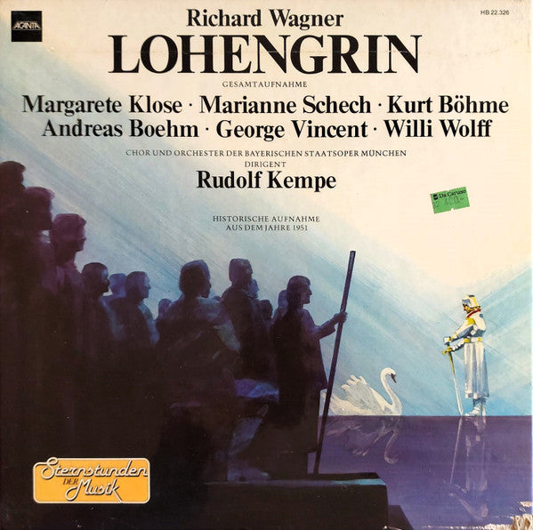 Wagner*, Kempe*, Klose*, Schech*, Böhme*, Boehm*, Vincent (5)*, Wolff* : Lohengrin (4xLP, Album, Mono)