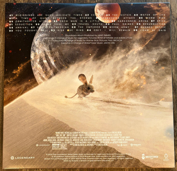 Hans Zimmer : Dune: Part Two (Original Motion Picture Soundtrack) (LP, Bla + LP, Bla + Album)