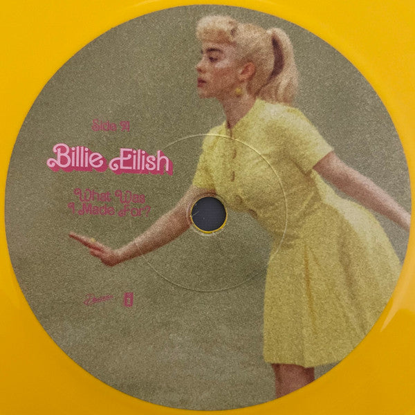 Billie Eilish : What Was I Made For? (7", Single, Bioplastic, Ltd, Yel)