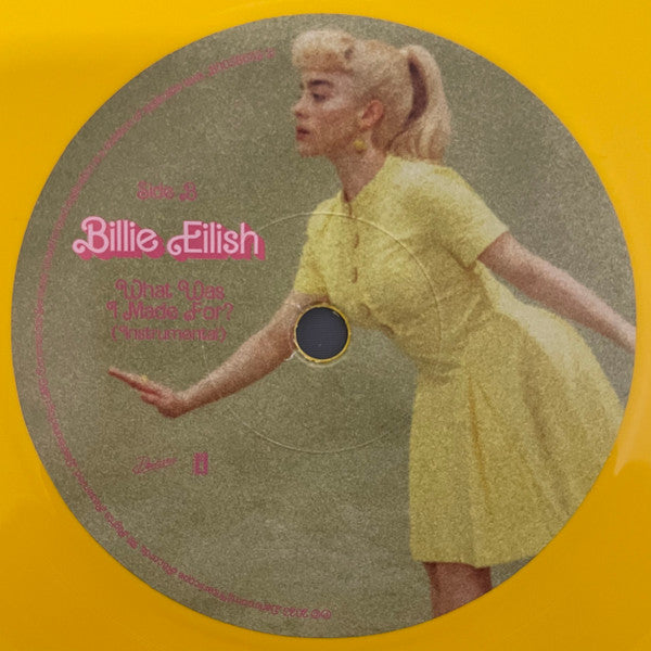 Billie Eilish : What Was I Made For? (7", Single, Bioplastic, Ltd, Yel)