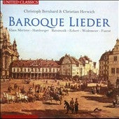 Klaus Mertens, Hamburger Ratsmusik : Baroque Lieder - C.Bernhard & C.Herwich (CD, Album)